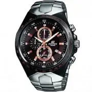 CASIO EDIFICE Men EF-534D-5A Brown Dial 3subdial Stainless Steel Bracelet