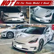 17-2022 Fit For Tesla Model 3 Sedan Front Hood Scoop Bonnet Painted Any Color