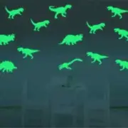 Glow in the Dark Night Dinosaurs Stickers Kids Room Wall Art Fun Decoration 9PCS