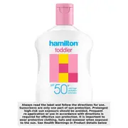 Hamilton Sunscreen Baby & Toddler Lotion SPF50 250ml