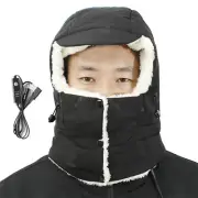 Heated Hat USB Powered Winter Warm Unisex Fleece Beanie Adults benchmark
