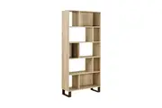 Design Square 5-Tier Bookcase Display Shelf Cabinet - Natural