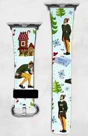 Buddy The Elf Movie Christmas North Pole Apple Watch Band 38/40/41 & 42/44/45