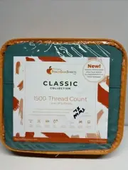 Peachskin Sheet Set XL DORM Twin Size Miami Green 1500 Thread Count