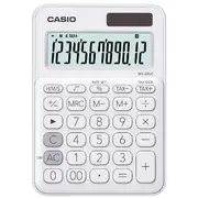 Casio MS20UCWE Desk Calculator 12 Digit White