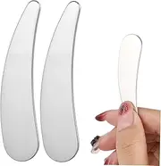 ARTSEWPLY 2pcs Cosmetic Spatula Pocket Sized Facial Cream Applicator for Even Application Durable Beauty Scoop for Skincare Professionals