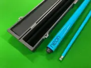 52" Grafex Neon Junior Blue Graphite Pool Cue + Black Case Combo