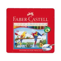 在飛比找momo購物網優惠-【Faber-Castell】輝柏 水彩色鉛筆 附水彩筆 鐵