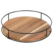 360 Degree Rotating Countertop Storage Rack Versatile Condiment Organizer round