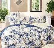 Essina Double Bed Quilt Cover Set – 3pc Bedding with Doona Cover Double and Pillow Shams – Double Quilt Cover Cotton 620 Thread Count – Luxurious Duvet Cover – Wilderness