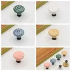 Pull Handles Door Knob Flower Surface Cabinet Knob Drawer Knobs Cupboard