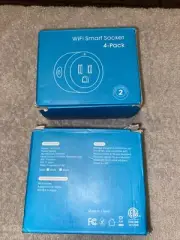 4 Pack WiFi Smart Plug Socket Outlet APP Control Works with Alexa & Google / NEW
