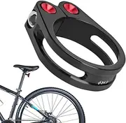 Seatpost Clamps, Quick Release Seatpost Clamps, 31.8/34.9mm Portable Alloy Seat Tube Clips, Quick Release Seatpost Tube Clips, Cycling Accessories, Cycling Seatpost Clamps for Enhanced Riding