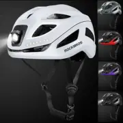 ROCKBROS Bicycle Helmet w/ Warning Light Cycling Safely Cap MTB Road Bike Helmet