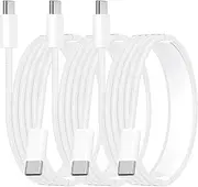 [Apple MFi Certified] Car Carplay Cable for iPhone 16, SDNCIE 3Pack 6FT Apple USB-C Braided Charge Cable 100W USB-C to USB-C Cable Type-C Fast Charging Cord for iPhone 16 Pro/16 Pro Max/15/15 Pro/iPad