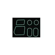 Scratchproof 9H HD PET Transparent Lens Protective Film For DJI MAVIC 3/3 CINE d
