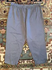 NWT Eileen Fisher Tapered Relaxed Tencel Linen Pant In Smoke Sz 1X $169