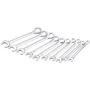 Draper Metric Midget Combination Spanner Set 10 Piece 15° offset jaw 19756