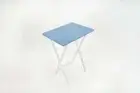 Folding Rubberwood TV Table Seaside Indoor Side Dinner Tray Desk Laptop Single