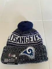 Los Angeles Rams Toboggan Pom Beanie Hat NEW Era NFL LA Rams!