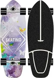 CX4-Truck Surfskate Skateboard,29.5IN Cruiser Skateboard with 65x43mm Wheel and ABEC-7 Bearing