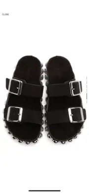 ALAÏA Bombe Mules / Flat sandals Size 39 / Size 8 New AUTH
