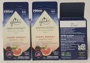 (3 Ct) Glade AROMATHERAPY Mist Diffuser Refill Spark Energy Grapefruit & Mint