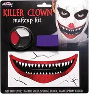 Killer Clown Make Up Kit One Size