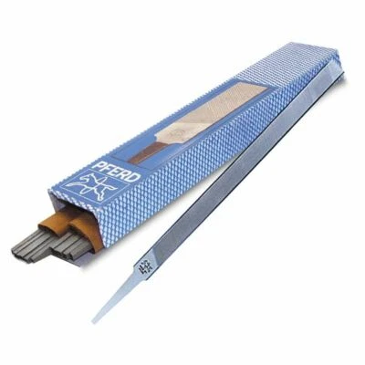 PFERD Double Bevel Flat Chisel Bit Square Chisel Chainsaw Files (12-Pack) 17082