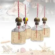 Patron Bottles Empty for Drinks, Reusable Patron Liquor Bottle Cups with Straw, Patron Liquor Bottle Cups, Patron Reusable Cups with Straw, Patron Cups, Mini Patron Bottles Empty for Drinks (4)
