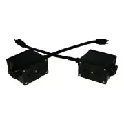 NEW Quad Duplex Receptacle 15A Stringer Box Power / Electrical Distribution Unit