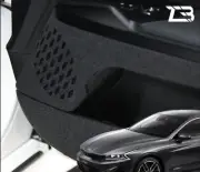 Anti-Scratch Door Cover Felt Fabric 8Pcs Black Ups# DL3 for KIA K5 2021~2023 (for: Kia)
