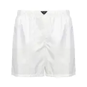 [Prada] Prada Triangle-logo Swim Shorts 48 IT WHITE