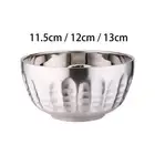 Stainless Steel Bowl Food Container Double Walled for Home Kitchen Pasta