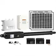LockMaster 20W Solar Swing Gate Opener, Electric Home Security Door Lock