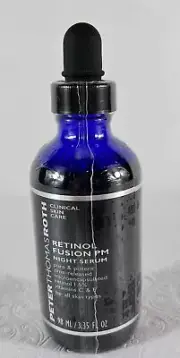Retinol Fusion PM Night Serum w/Vitamins C & E Peter Thomas Roth 3.35 fl oz NEW