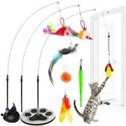 Interactive Cat Toys for Indoor Cats Suction Cup Cat Toys for Indoor Cats Bir...