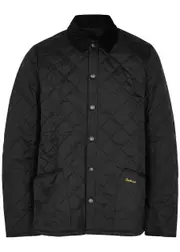 Barbour Liddesdale Black Quilted Shell Jacket - XL XL