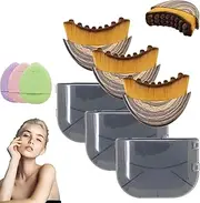 Lymphatic Contour Face Brush, Lymphatic Drainage Massager For Face, Dry Brushing Face Brush, Chin & Jawline Sculpting, Ergonomically Designed To Fit Relieve Fatigue And The Skin Precisely (3 Pcs)