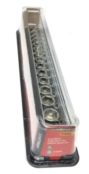 New Snap-on™ 1/4" drive 4 5.5 5 thru 15 mm 6-pt FDX Shallow Socket Set 114YTMMY