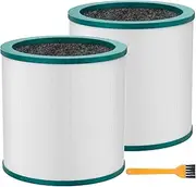 [Colorfullife] Replacement Air Purifier Filter for Dyson Tower Purifier Pure Cool Link TP01 TP02, 3-Stage Filtration System, Compatible with Dyson TP01, TP02, BP01