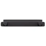 Baltimore Cabinet Pull with Backplate CTC160mm Matt Black