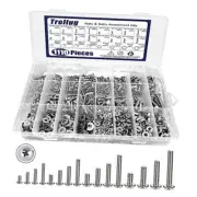 1110PCS Nuts and Bolts Assortment Kit, Stainless Steel Hardware Assortment Kit