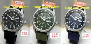 實體店面日系_SEIKO_精工錶_盾牌5號帆布帶機械錶SNZG09J1_SNZG15J1_SNZG11J1_SNK805