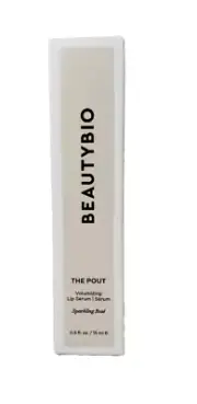 New BEAUTYBIO The Pout PLUMPING Lip Serum GLOSS Sparkling Rose CLEAR 0.5 Fl Oz