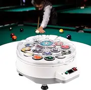 Billiard Cleaning Machine, Pool Ball Polisher, 16 Balls Snooker Clean Bulletproof Ballistic, Touch Control, LCD Display, for Billiards Ball Set Snooker Ball Set(22ball)