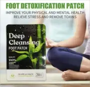 10/30/50x Detox Foot Patches Pads Body Toxins Feet Slimming Cleansing Herb AU