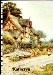 Password/Web Address Book English Cottage 5" X 7"