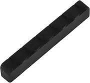 FUNOMOCYA Ebony Guitar Nut Replacement Pre-slotted Saddle Nut for Classical Acoustic Guitars Wooden Neck Rest Music Accessory Solid Wood Support