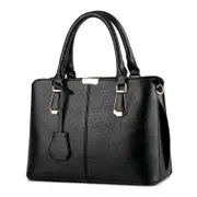 Nevenka Womens Fashion Handbags Top Handle High Capacity Tote-Black